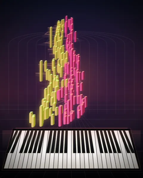 Retrato musical da edição English Suite I: Bourree II, BWV 806