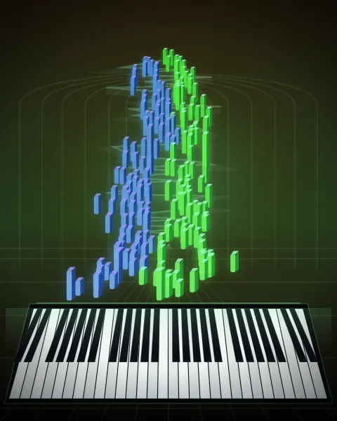 Retrato musical da edição Invention 3, BWV 774