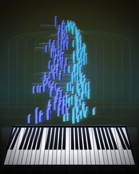 Retrato musical da edição Invention 11, BWV 782