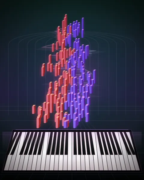 Retrato musical da edição Goldberg Variations - 4, BWV 988