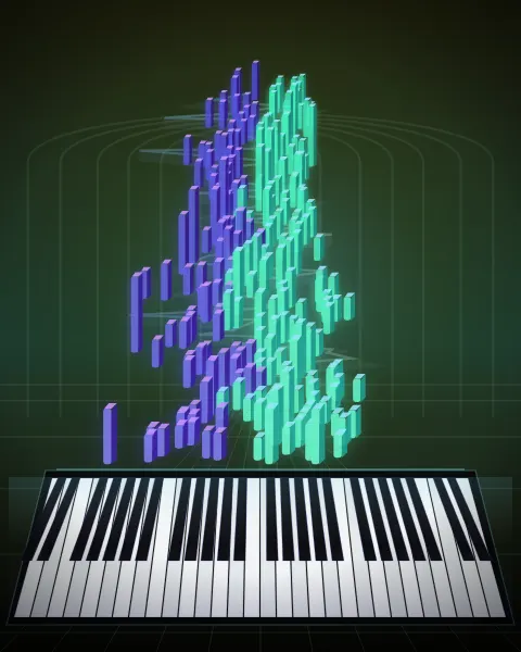Retrato musical da edição Sinfonia 3, BWV 789