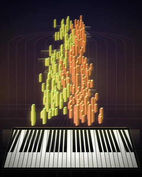 Retrato musical da edição Sinfonia 7, BWV 793