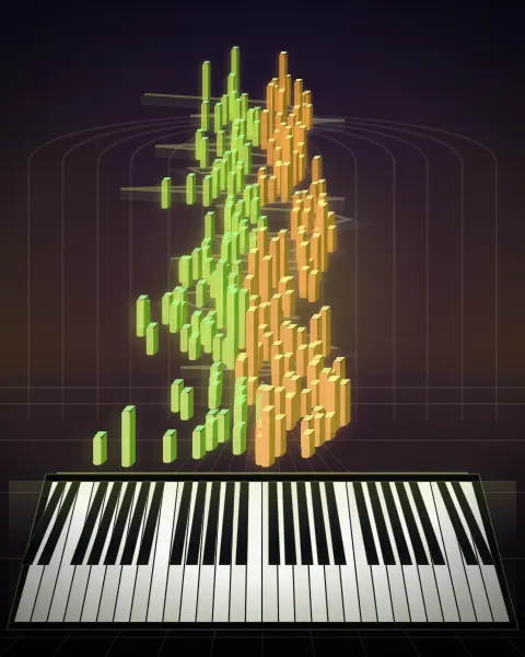Retrato musical da edição Sinfonia 8, BWV 794