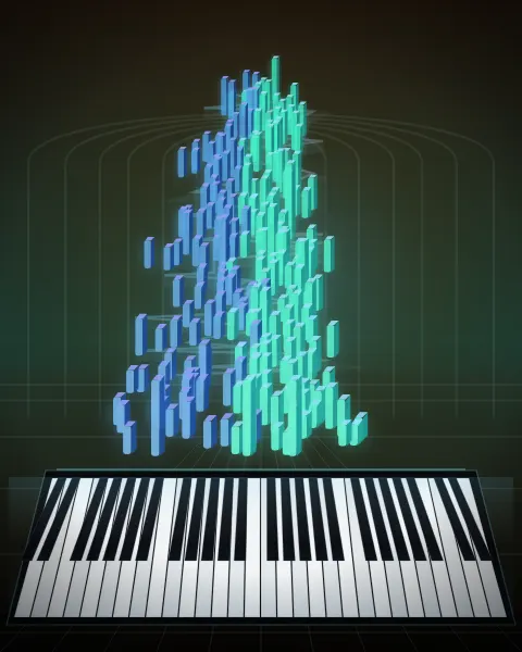 Retrato musical da edição Sinfonia 14, BWV 800
