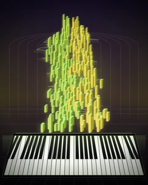 Retrato musical da edição Die Kunst der Fuge, Contrapunctus XV - Canon per Augmentationem in Contrario Motu, BWV 1080