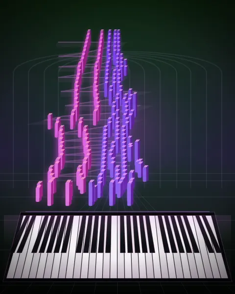 Retrato musical da edição Gute Nacht!, Op. 5, No. 7.