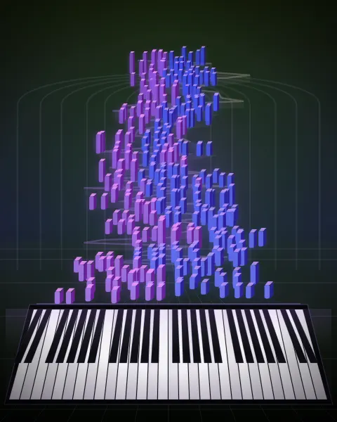 Retrato musical da edição Sonata No. 25 (1st Movement: Presto alla tedesca), Op. 79