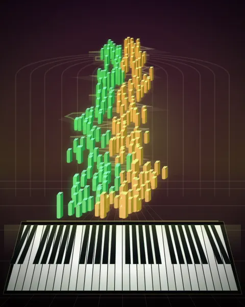 Retrato musical da edição Petite Prélude No. 9, BWV 928