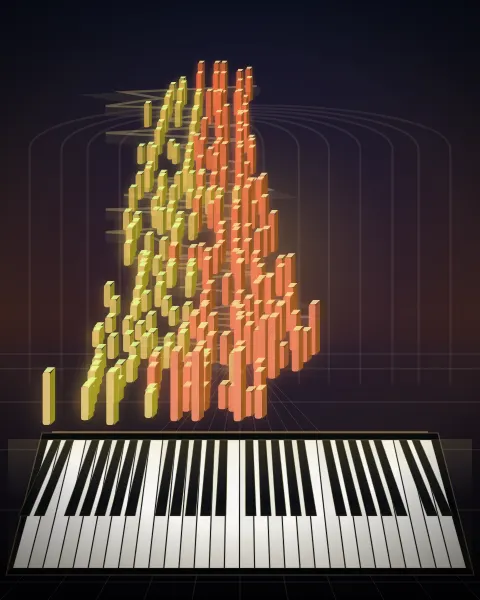 Retrato musical da edição Nachts, Op. 12