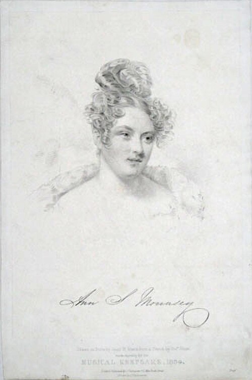 Retrato histórico de Ann Mounsey Bartholomew