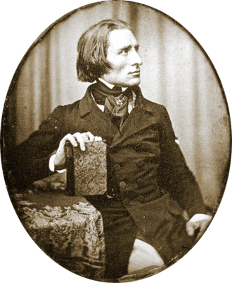 Retrato histórico de Franz Liszt