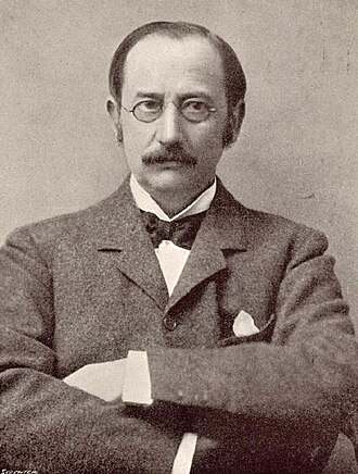Caricatura histórica de Frederick Bridge