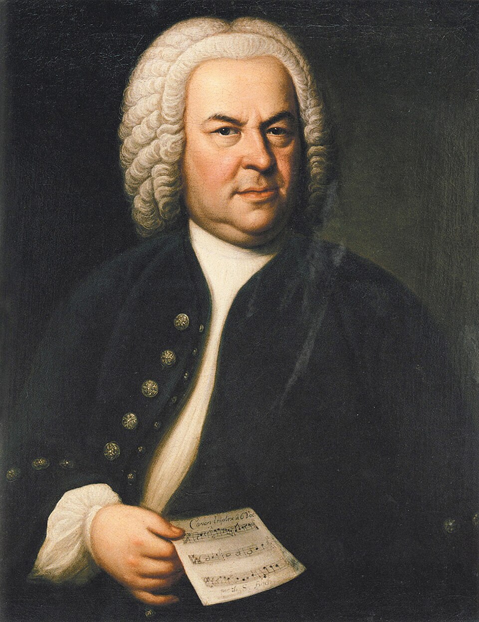 Retrato histórico de Johann Sebastian Bach