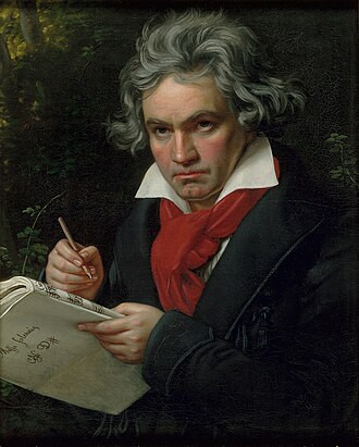 Retrato histórico de Ludwig van Beethoven