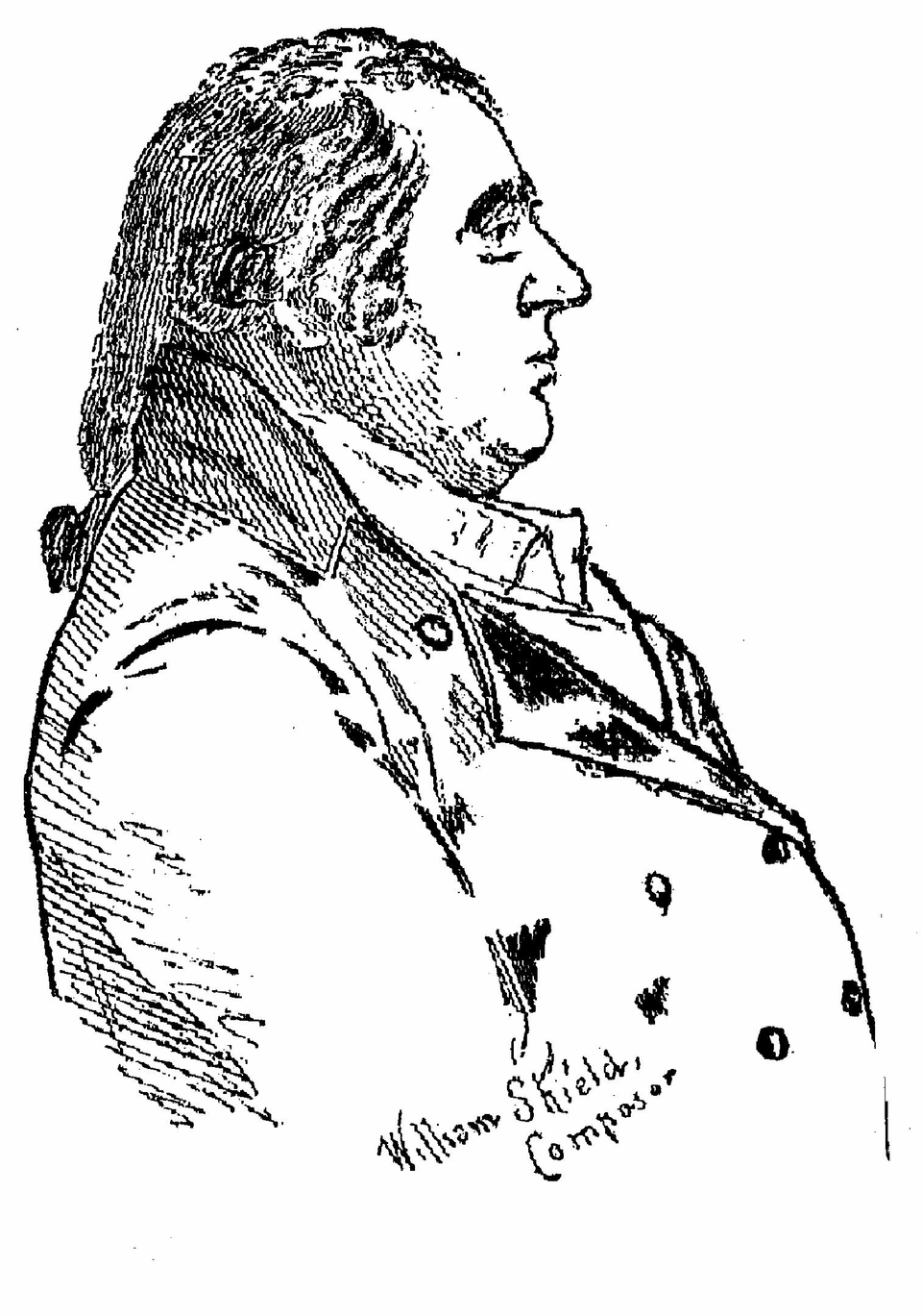Retrato histórico de William Shield